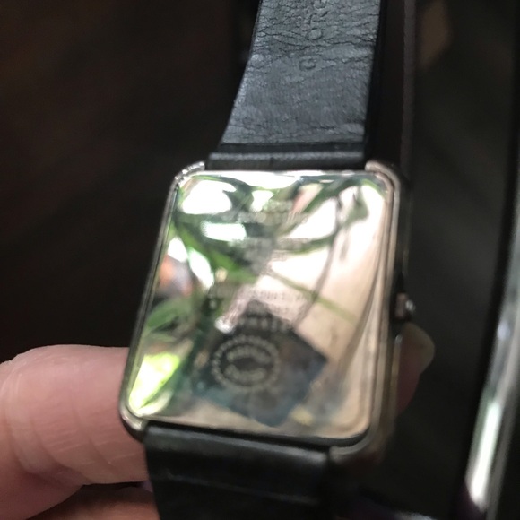 GEORG JENSEN Unisex sterling watch. Battery. Hardly worn. Lena Munthe design 354 - Picture 8 of 11